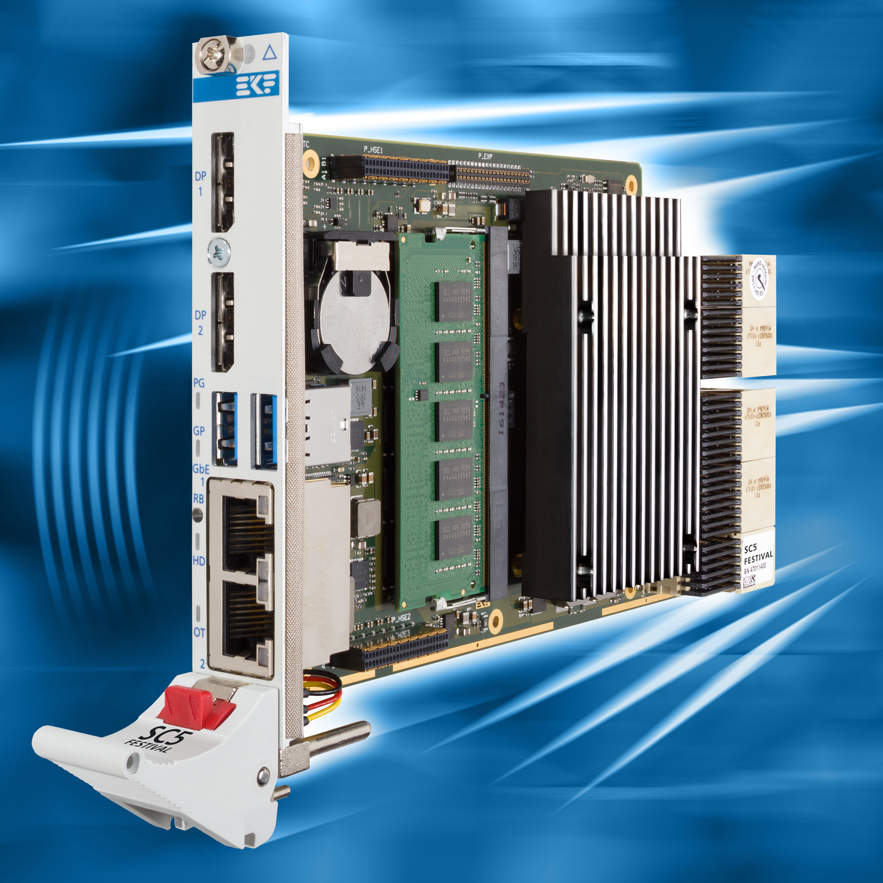 SC5-FESTIVAL - 3U CompactPCI® Serial 7th Gen Intel Xeon family